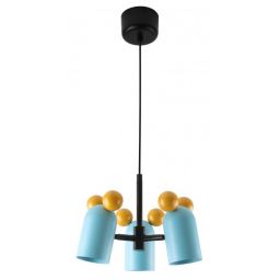 GTV Mouse lampa wisząca 3x25 W niebieska OS-MOUS-25-DEC