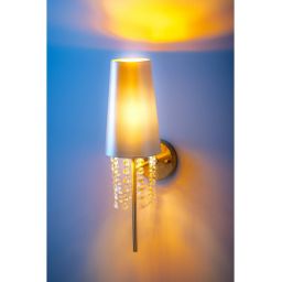 GTV Nesto kinkiet 1x40 W złoty-kremowy OS-NES2-05-DEC