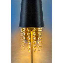 GTV Nesto kinkiet 1x40 W czarny-złoty OS-NES2-11-DEC