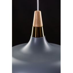 GTV Skandi lampa wisząca 1x40 W szary/popielaty OS-SKAN1-15-DEC