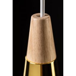 GTV Skandi lampa wisząca 1x40 W szary/popielaty OS-SKAN1-15-DEC