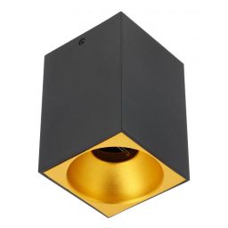 GTV Tensa lampa podsufitowa 1x20 W czarna OS-TENGU10KW-00