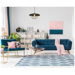 GTV Tulip lampa wisząca 1x40 W czarna-złota OS-TULI-11-DEC