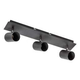 GTV Veneto lampa podsufitowa 3x20 W czarna OS-VEN20WO3-10
