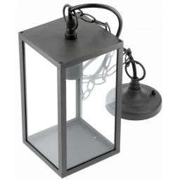 GTV Ventana-H lampa wisząca zewnętrzna 1x20 W czarna OS-VENTANAH-00