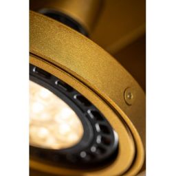 GTV Verso lampa podsufitowa 2x40 W czarna-złota OS-VERSO2-11-DEC