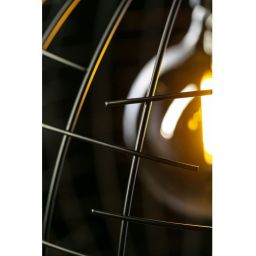 GTV Viela lampa wisząca 1x40 W czarna OS-VIEL2-11-DEC