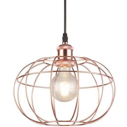 GTV Viela lampa wisząca 1x40 W miedź OS-VIEL4-41-DEC