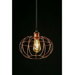 GTV Viela lampa wisząca 1x40 W miedź OS-VIEL4-41-DEC