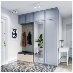 GTV Wally lampa podsufitowa 2x40 W biała OS-WALLY2-00-DEC