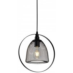 GTV Xalis lampa wisząca 1x40 W czarna OS-XAL2-10-DEC
