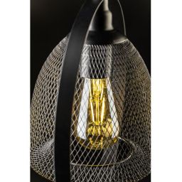 GTV Xalis lampa wisząca 1x40 W czarna OS-XAL2-10-DEC
