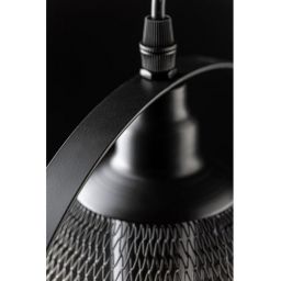 GTV Xalis lampa wisząca 1x40 W czarna OS-XAL2-10-DEC