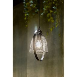 GTV Xalis lampa wisząca 1x40 W czarna OS-XAL2-10-DEC
