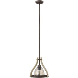 Elstead Lighting Middlefield lampa wisząca 1x60 W rdzawe żelazo HK-MIDDLEFIELDP1