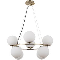 Italux Larosa lampa wisząca 8x5 W brąz antyczny PND-33453-4-4-ABR