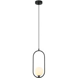 Italux Lupus lampa wisząca 1x25 W czarna PND-3965-1-BK