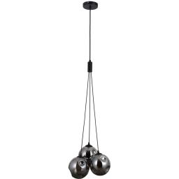Italux Perlos lampa wisząca 3x5 W czarna PND-54456-3A-HB-SMG