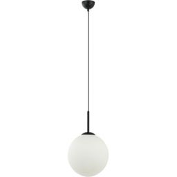 Italux Deore lampa wisząca 1x40 W biała-czarna PND-5578-1L-BK