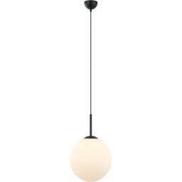 Italux Deore lampa wisząca 1x40 W biała-czarna PND-5578-1L-BK
