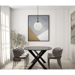 Italux Deore lampa wisząca 1x40 W czarna PND-5578-1M-BK