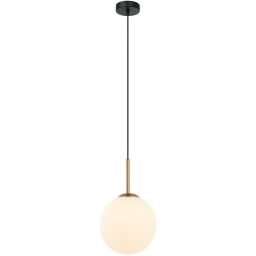 Italux Deore lampa wisząca 1x40 W czarna/brąz antyczny PND-5578-1S-BRO-BK