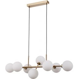 Italux Mirellio lampa wisząca 8x5 W mosiądz PND-66463-8-HB