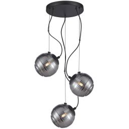 Italux Perona lampa wisząca 3x40 W czarna PND-92389-3A-BK