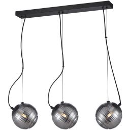 Italux Perona lampa wisząca 3x40 W czarna PND-92389-3L-BK