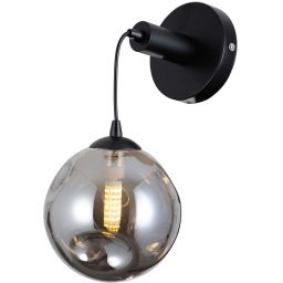 Italux Perlos kinkiet 1x5 W czarny WL-54456-1A-BK-SMG