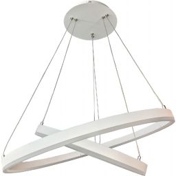 Italux Jovita lampa wisząca 1x74 W biała 5239-874RP-WH-3