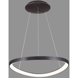 Italux Morfi lampa wisząca 1x48 W kawowy szczotkowany 5355-848ROP-BC-3