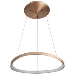 Italux Morfi lampa wisząca 1x48 W brązowe złoto szczotkowane 5355-848ROP-GB-3