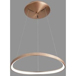 Italux Morfi lampa wisząca 1x48 W brązowe złoto szczotkowane 5355-848ROP-GB-3