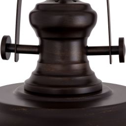 Italux Rosalia lampa wisząca 1x60 W brązowa MDM-2646/1 BR+GD