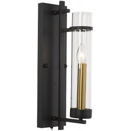 Italux Aspen kinkiet 1x40 W czarny WL-31186-1A-BL