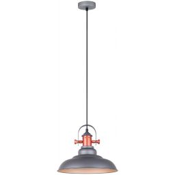 Italux Temper lampa wisząca 1x60 W szary/popielaty MDM-2986/1 GR
