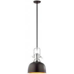 Italux Laredo lampa wisząca 1x60 W czarna MA04431CB-001