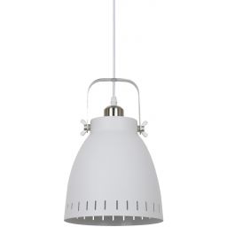 Italux Franklin lampa wisząca 1x60 W biała MD-HN8026M-WH+S.NICK
