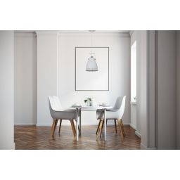 Italux Franklin lampa wisząca 1x60 W biała MD-HN8026M-WH+S.NICK
