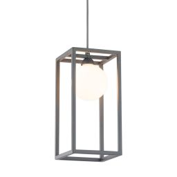 Italux Daisy lampa wisząca 1x4 W szary/popielaty MD-BR4367-D1 GR