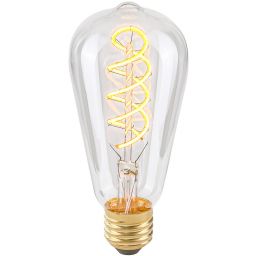 Italux Spiral Clear żarówka LED 1x4 W 2200 K E27 801501 ST64