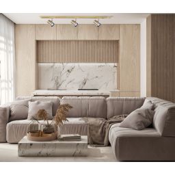 Italux Marvi TR Jazz AB zestaw szynoprzewód z reflektorami 3x40 W brązowy 911398-3-AB-SET