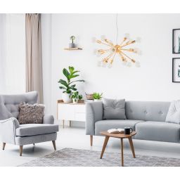 Italux Theo lampa wisząca 18x40 W złota AD20000-18