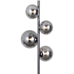 Italux Canello lampa stojąca 4x20 W czarna FL-406007-4-BCR