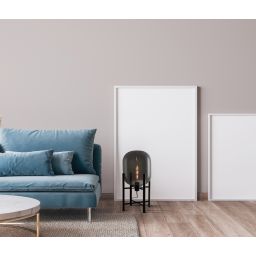 Italux Maversa lampa stojąca 1x60 W czarny/grafitowy lustrzany FL-82321-1A-S