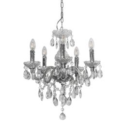 Italux Whiz lampa wisząca 5x40 W chrom L.90690/5CLE