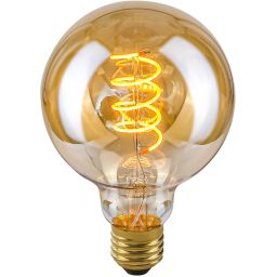 Italux Spiral Amber żarówka LED 1x4 W 2200 K E27 LDS-G95-SA G95