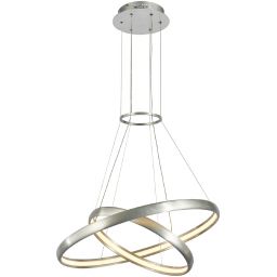 Italux Axel lampa wisząca 1x38 W aluminium MD17025-2A ALU+WH