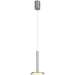 Italux Oliver lampa wisząca 1x12 W nikiel MD17033012-1A S.NICK